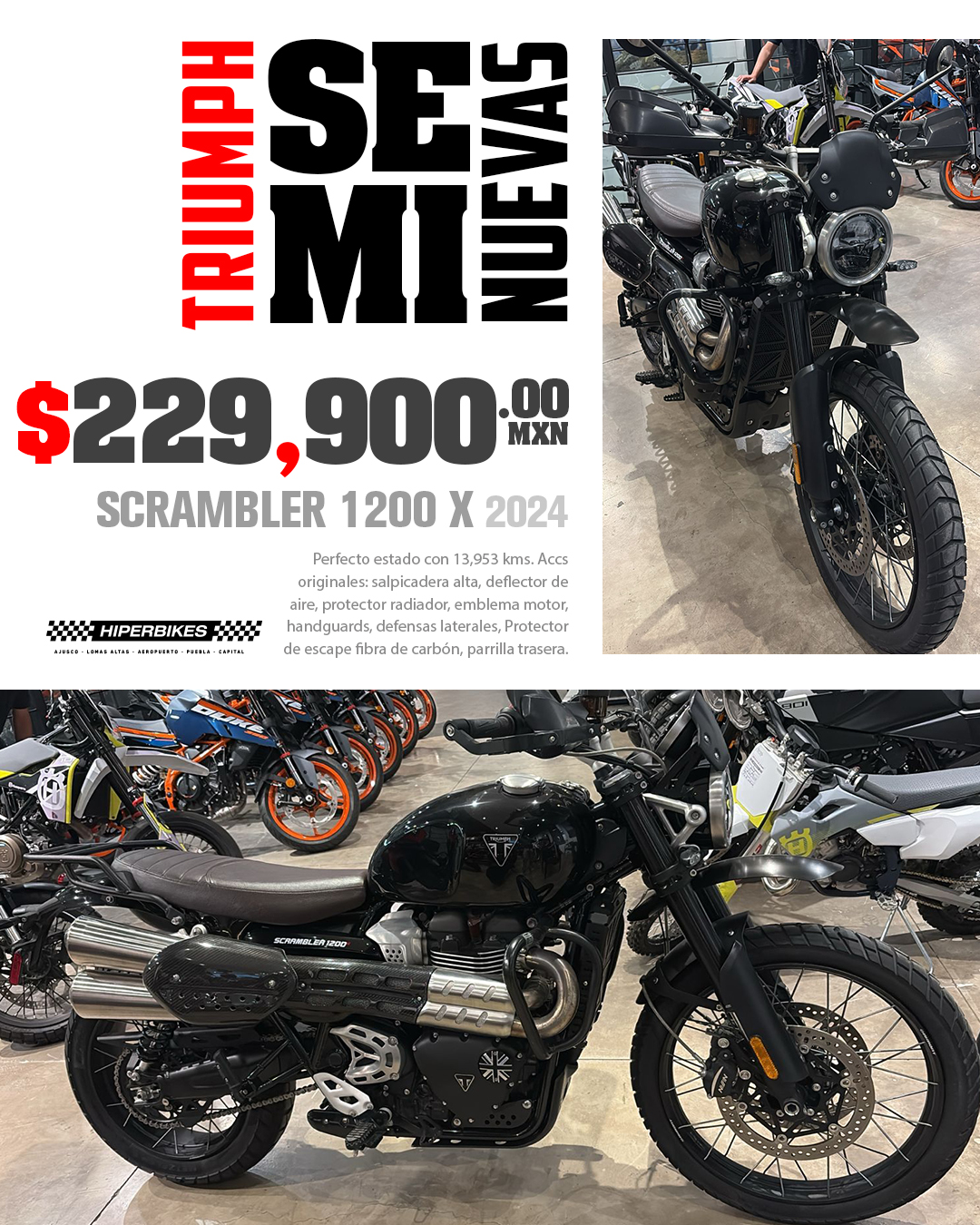 TRIUMPH SCRAMBLER 1200 X