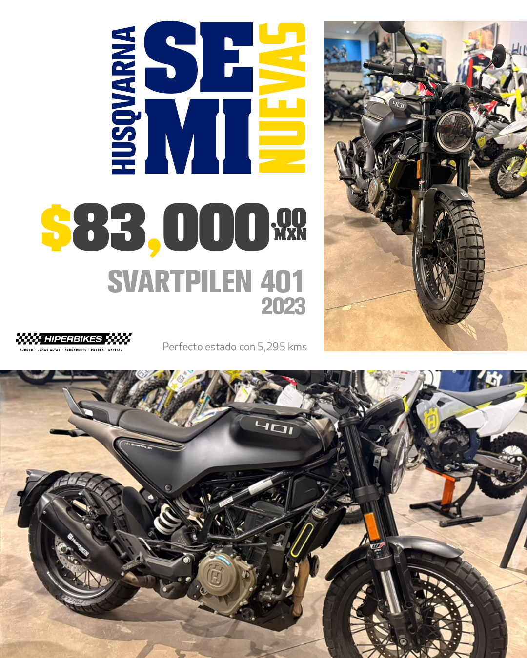 HUSQVARNA SVARTPILEN 401