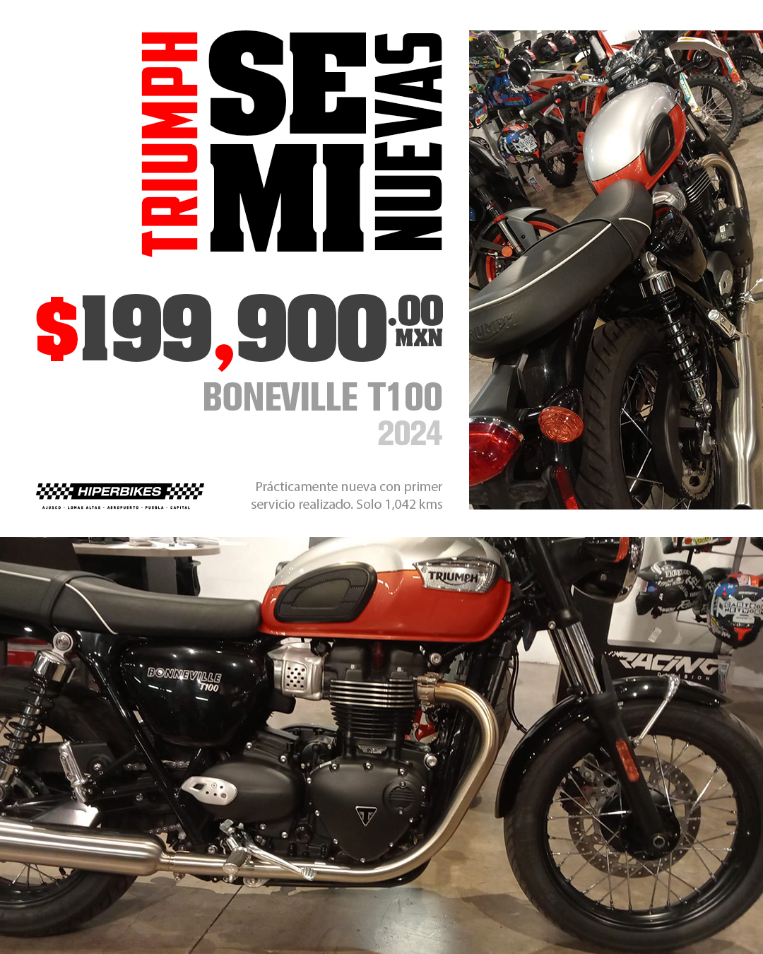 TRIUMPH BONEVILLE T100